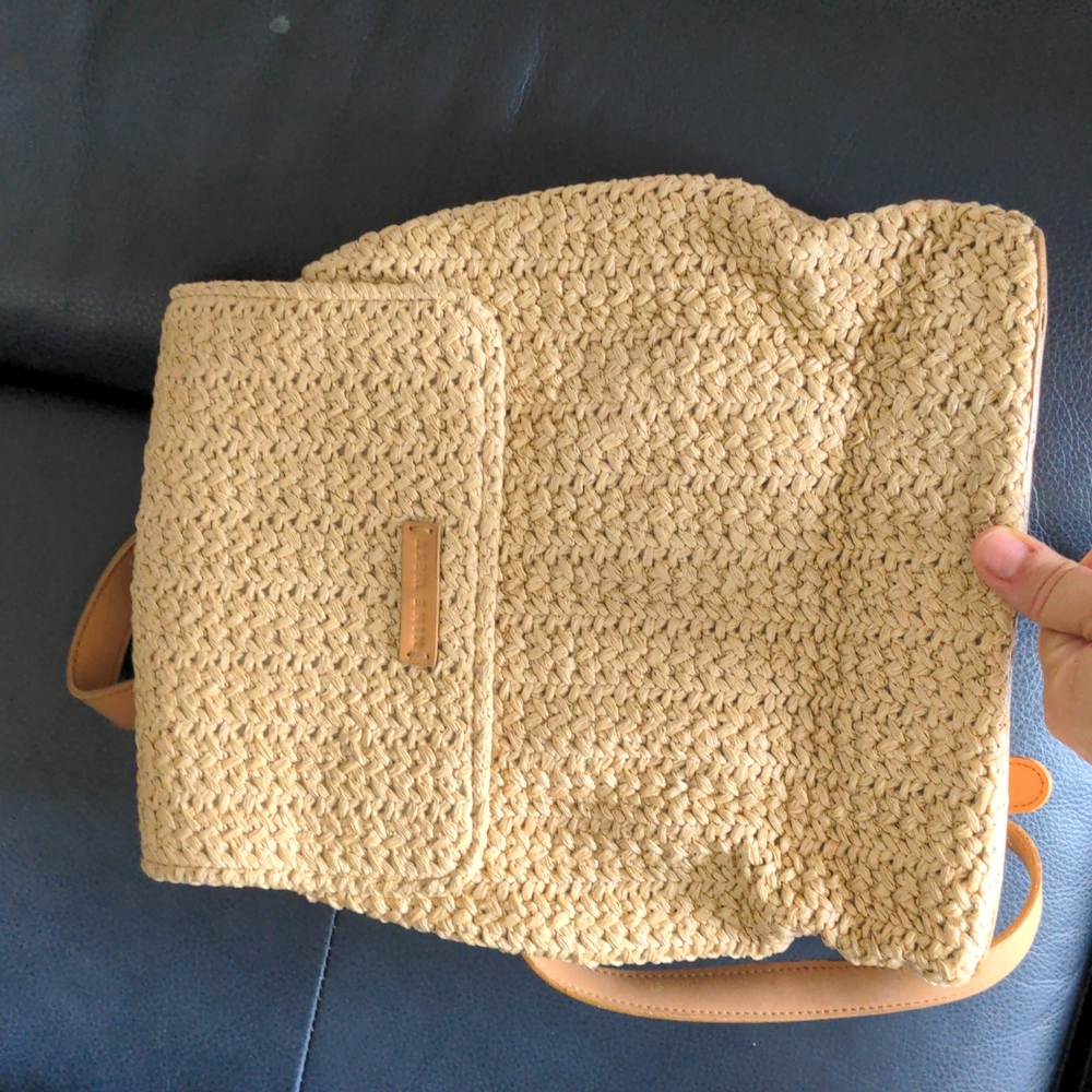 Nine West crochet backpack purse